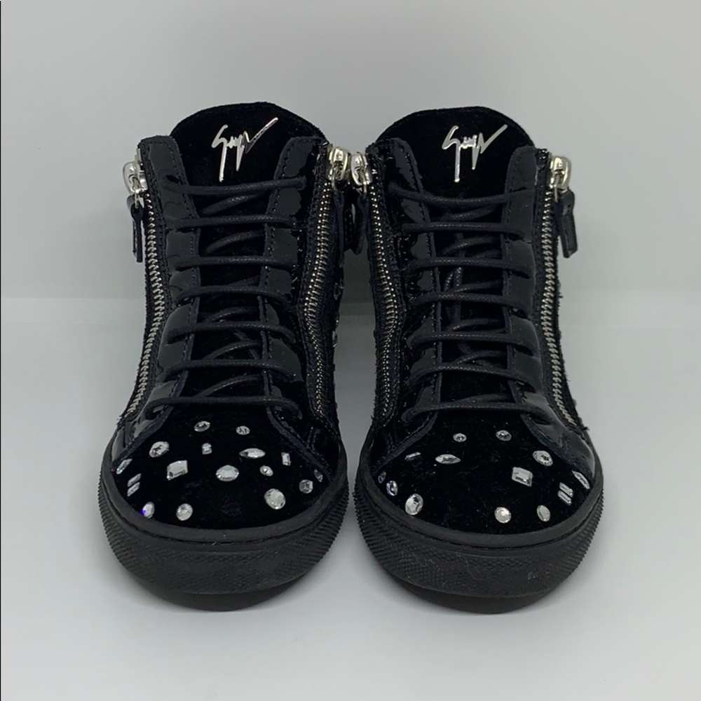 Giuseppe Zanotti Embellished High Top Sneakers